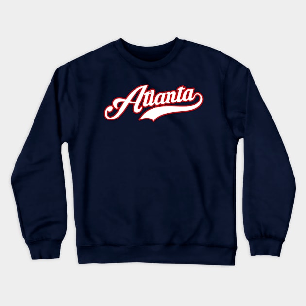 Atlanta baseball Crewneck Sweatshirt by Sloop